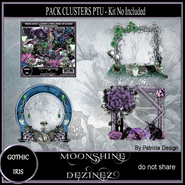 EXCLUSIVE MD-GothicIris--Clusters